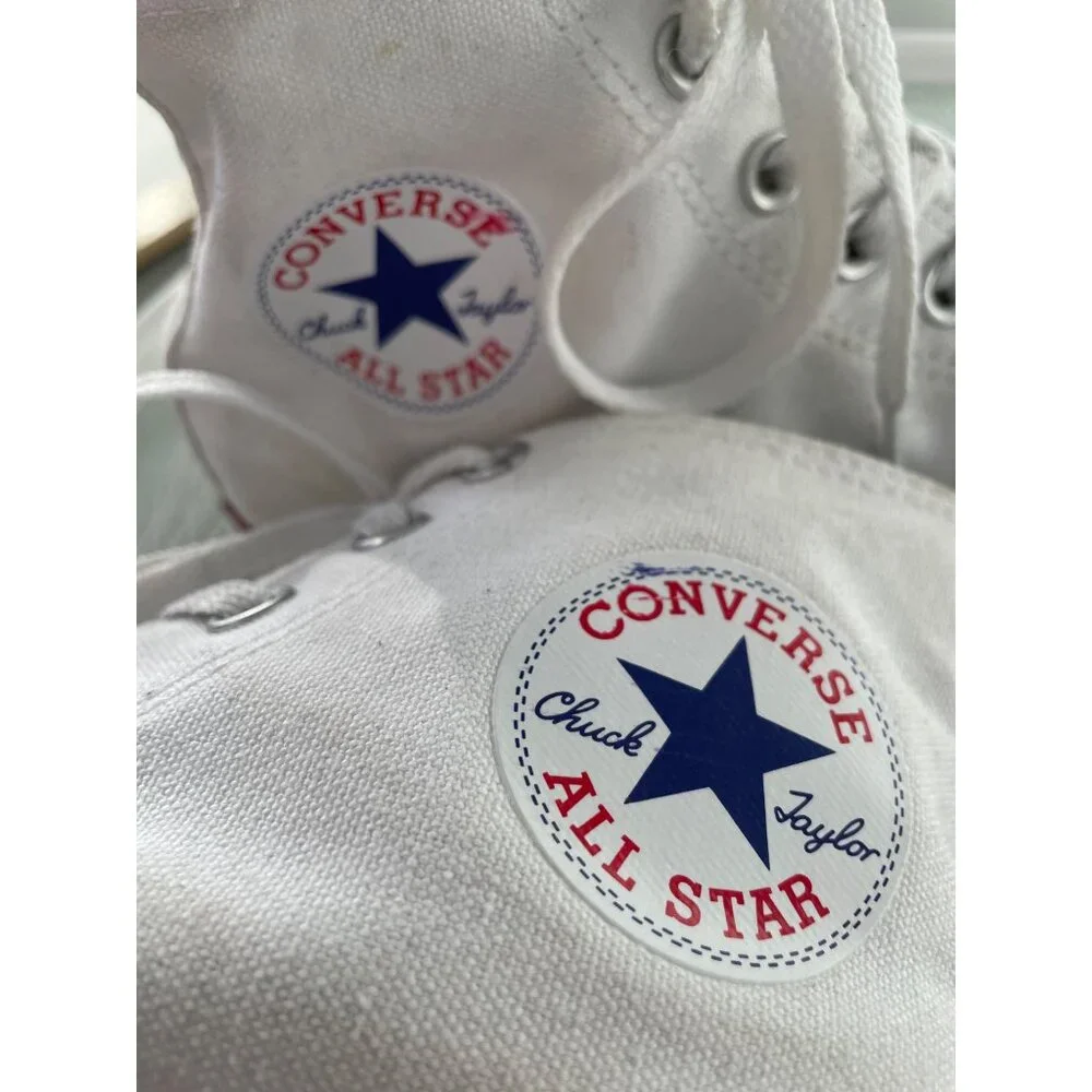 Converse Chuck Taylor All Star Canvas High Top Sneaker W8 M10 Lace Up Streetwear - Picture 5 of 10
